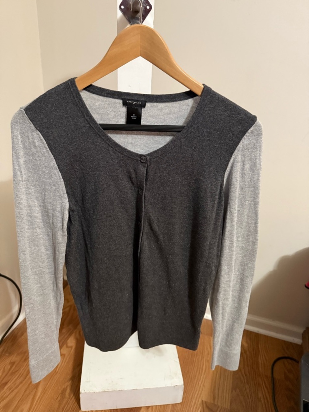 Ann Taylor Colorblock Cardigan